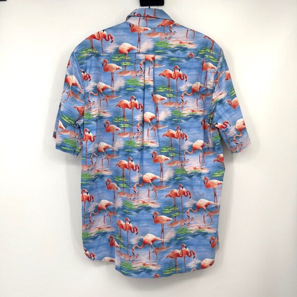 Ripndip Flamingo S/S Shirt Hawaiian top summer vacation vibe island style blue p - Picture 7 of 8